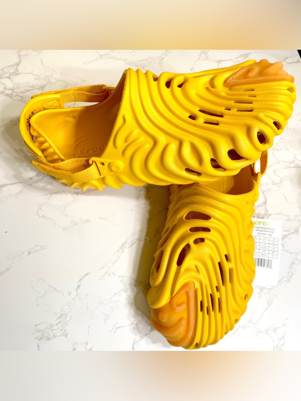 Crocs Salehe Bembury X the Pollex Clog Cobbler Men’s Size 11 Yolk Yellow